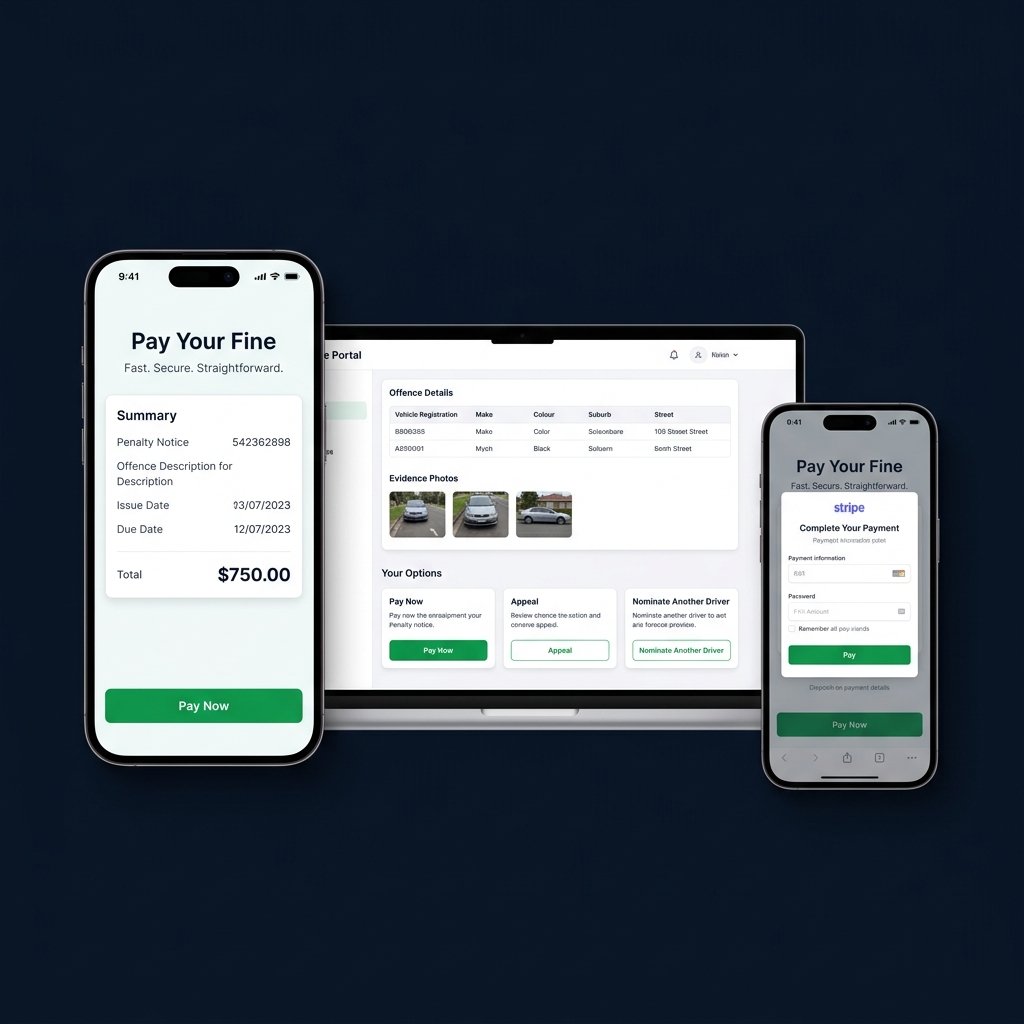 My Fine Portal — available on Android, iOS and Web